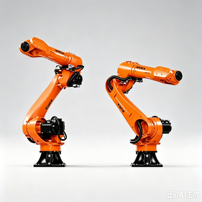 علامة KUKA العلامة التجارية ذراع الروبوت CNC ذات الستة محاور معدات معالجة المعادن الصناعية الروبوتات المفصلة أجزاء مركزية سفينة الضغط