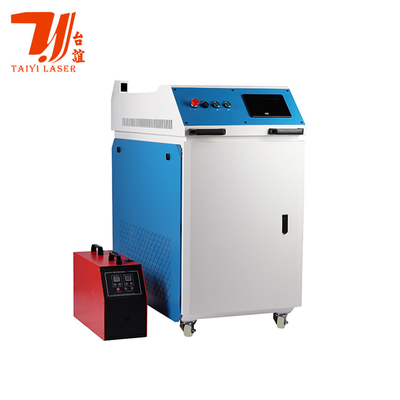آلة لحام الليزر المحمولة للزجاجة المائية 1000W 1500W 2000W