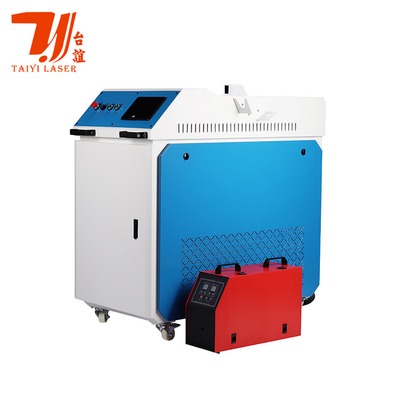 آلة لحام الليزر المحمولة للزجاجة المائية 1000W 1500W 2000W