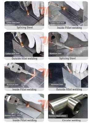 وابل هيد 2000w آلة لحام ليزر الألياف اليدوية لحام المعدن الفولاذ الحديد