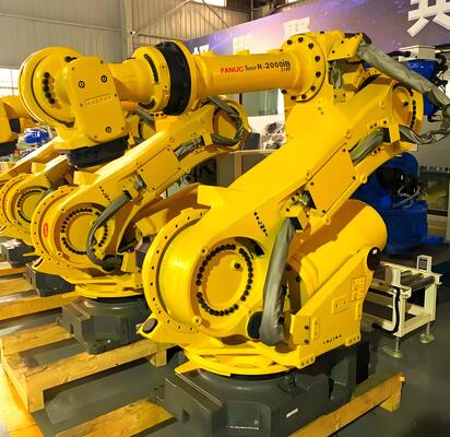 آلة القطع بالليزر الروبوتية FANUC M-20iB ذات 6 محاور لقطع الأنابيب والمقاطع الجانبية على نطاق واسع في صناعة البناء
