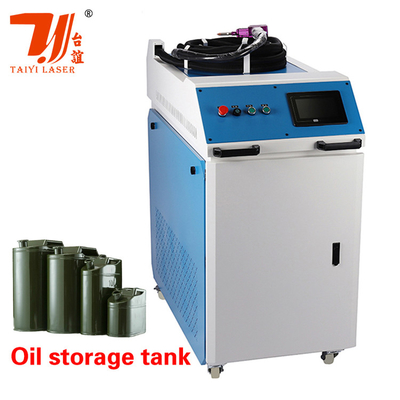 مشروع العرض الترويجي لمعرض كانتون آلة لحام ليزر الألياف المحمولة 1000W 1500W 2000W 3000W