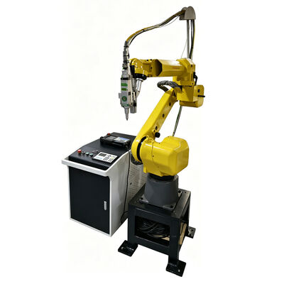 آلة FANUC للقطع بالليزر الروبوتية ذات الـ 6 محاور مع دقة عالية ± 0.05 ملم للشكل الثلاثي الأبعاد في تصنيع السيارات