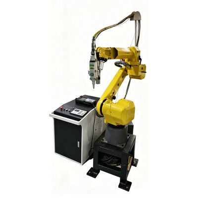 روبوت FANUC لقطع الليزر ذو ذراع ذات 6 محاور ونظام رؤية متكامل لمعالجة المعادن الدقيقة